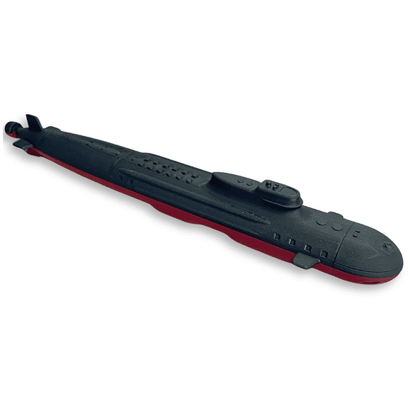 S815 Deep Shadow Stealth Submarine 12-Inch Modern Attack Submarine Display Model Sleek Dual-Tone Tactical Hull Detailed Naval Collectors Edition