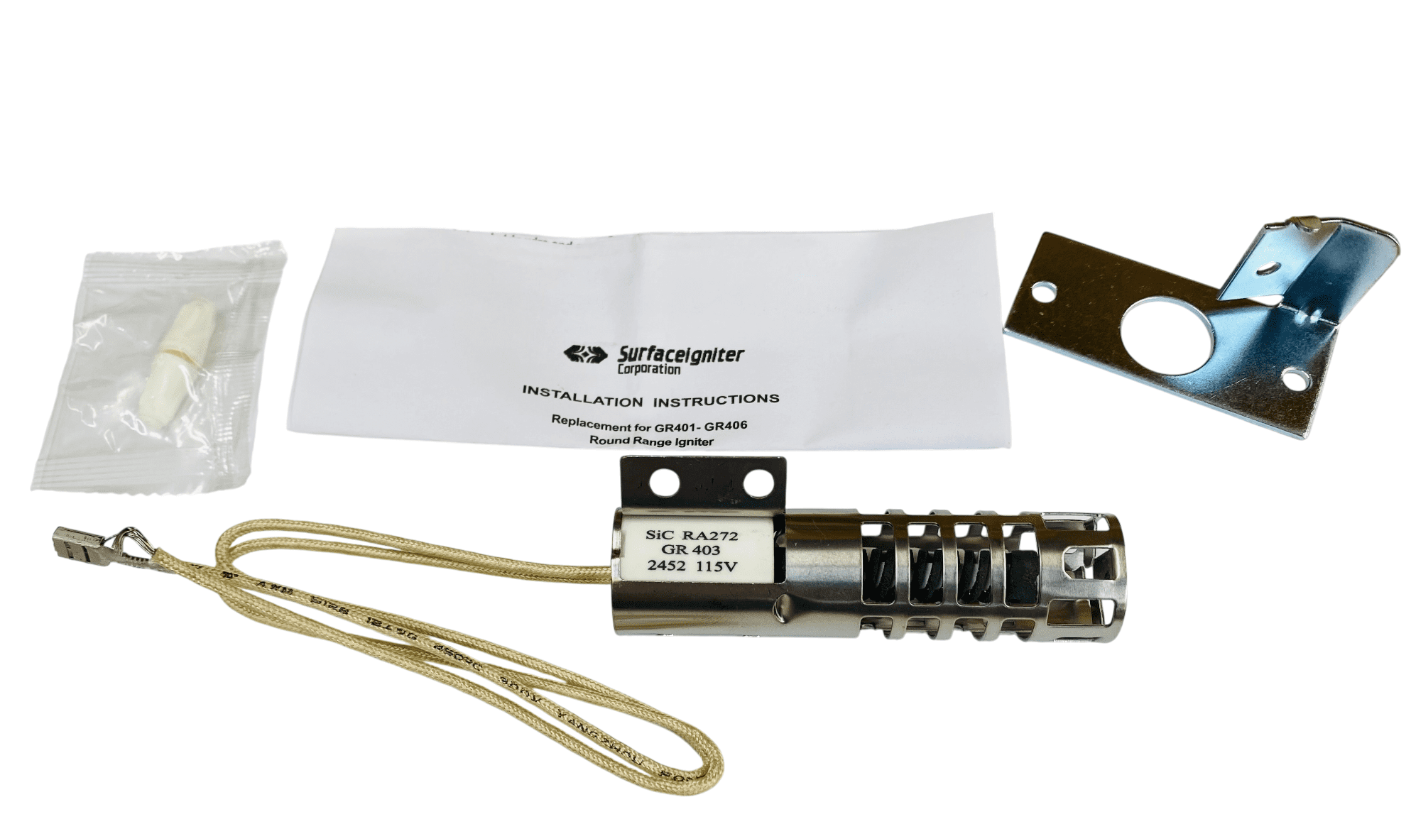 Gas Range Round Oven Igniter for Frigidaire, Electrolux AP2592228 5304401265