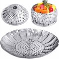 thumbnail image 1 of Qucyy 10 Inch Stainless Steel Steam Rack, Steamer Plate for Pressure Cooker, 1 of 4