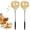 2PCS, variant on Peck Toy, Chicken Slow Feeder Ball & Enrichment Toys for Hens Poultry, Interactive Boredom Busting Chicken Coop Accessories, Spring Loaded Swing Feeder with Ground Stake for Parrots Ducks Birds