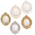 thumbnail image 1 of LOVEVER 5 Pcs Small Antique Frames Square Picture Oval Photo, 1 of 8