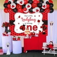 thumbnail image 4 of Funmemoir Ladybug 1st Birthday Decorations for Girls with Banner & Balloons, Red (73 Count), 4 of 6