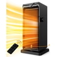 thumbnail image 1 of Calefactor eléctrico SANVINDER 1500 W oscilante con control remoto, 1 of 6