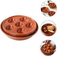 thumbnail image 4 of Snail Plate Grill Accessories BBQ Snail Shape Appetizer Plate Ceramic Coffee, 4 of 4