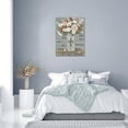 thumbnail image 3 of Christian Flower Farmhouse Decor Wall Art I Can Only Imagine Flora Butterfly Rustic Religious Canvas Painting Floral Pictures Framed Artwork for Bathroom Living Room Bedroom 12''''x16'''', 3 of 6