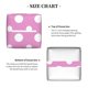 thumbnail image 5 of Fotbe Purple And White Polka Dot Porta Pañuelos Decorativo de Cuero, Caja Cuadrada Moderna para Pañuelos Faciales, Organizador y Dispensador 5x5x5'', 5 of 7