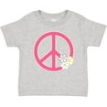 thumbnail image 3 of Inktastic Peace Sign Cute Daisy Flowers Girls Baby T-Shirt, 3 of 5