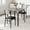 grey, variant on Vintage Style Square Dining Table and Two Chairs, 3 Piece Small Space Dinette Set for Kitchen, Apartment, Cozy Breakfast Table Set