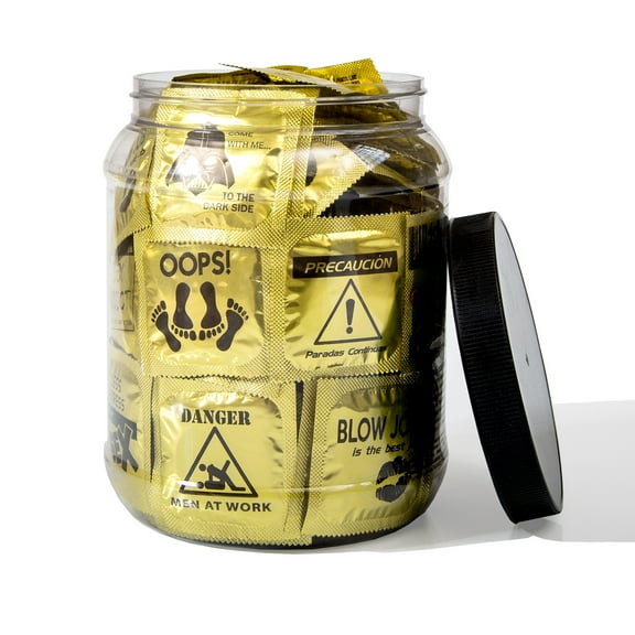 Condones Masculinos de Látex Contenedor con 100 Piezas Tre-nis Látex Natural