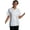 WHITE, variant on Edwards Garment Matching Front Button Short Sleeve Cook Shirt, Style 1305