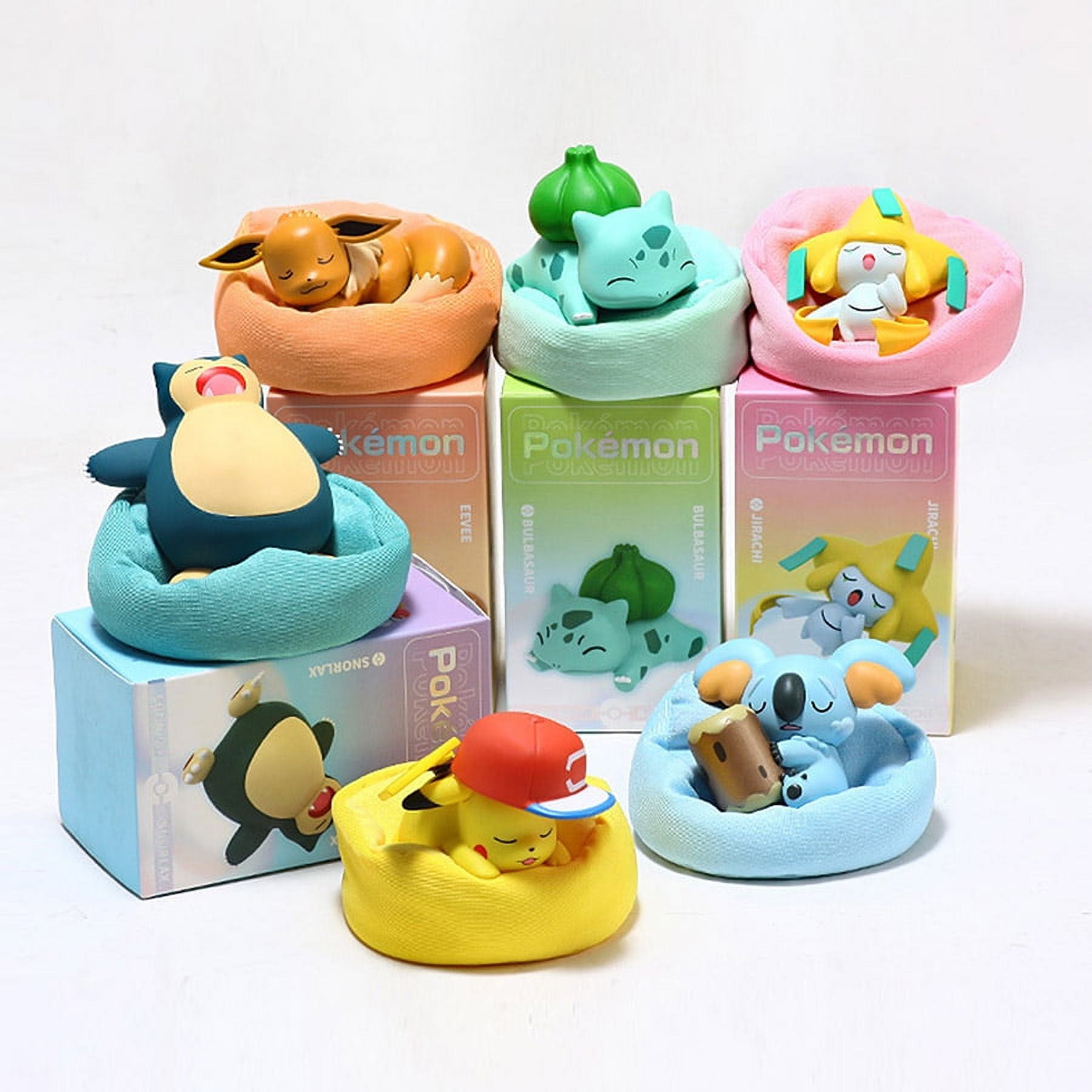 Pokemon Langbowang 6” Sleeping Pokemon Figurine with Sleeping Bag