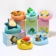 thumbnail image 2 of Pokemon Langbowang 6” Sleeping Pokemon Figurine with Sleeping Bag, 2 of 7