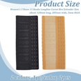thumbnail image 2 of 2 Pcs 2 Colors Polyester Corset Extenders 3 Rows 15 Hooks Longline Bra Extender Bustiers Extender Shapewear Extender with Stainless Steel Rings for Waist CincherMixed Color, 2 of 6