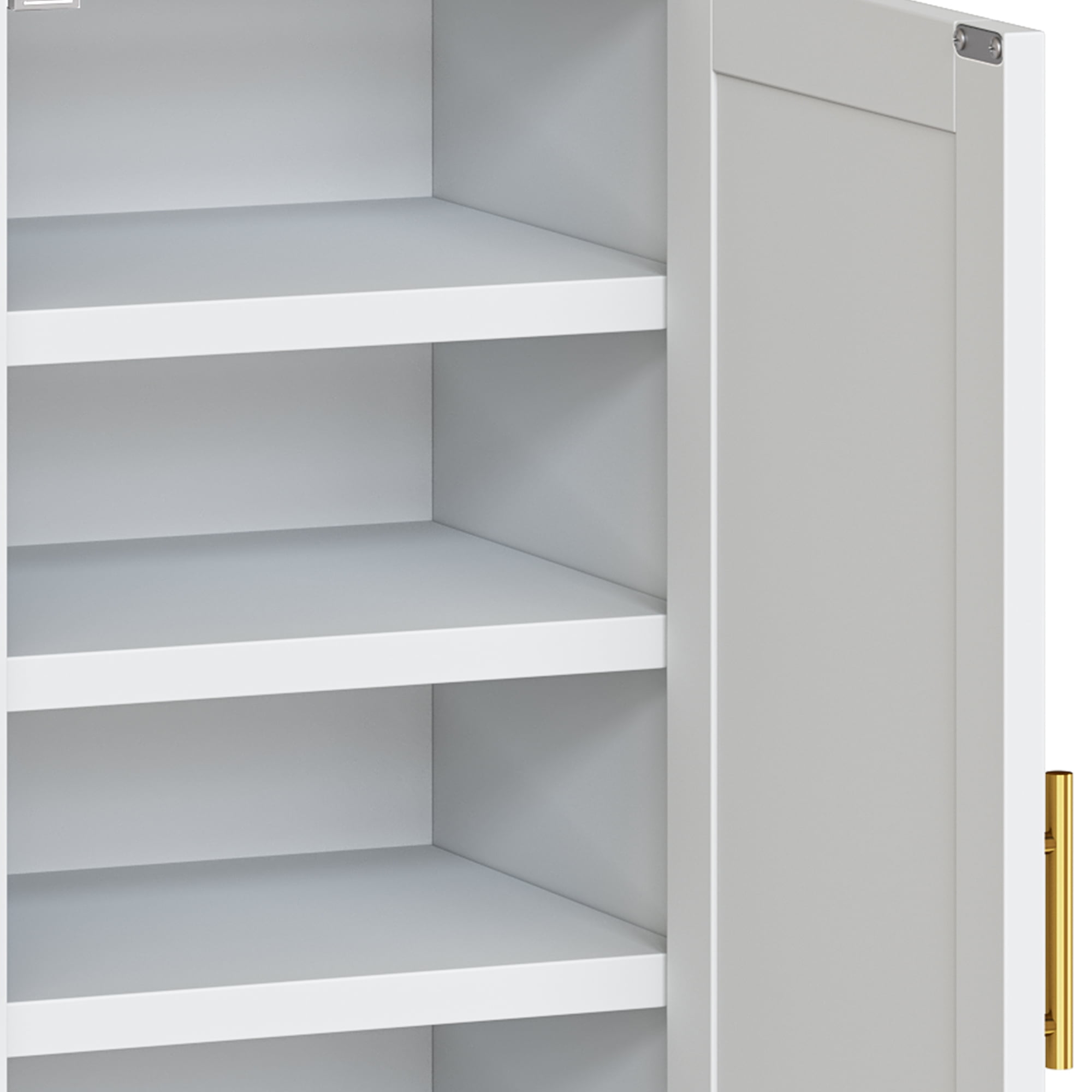 Uforic 5 Tiers Shoe Cabinet for Hallway, Modern Shoe Rack Organizer with Doors for Entryway/Closet