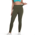 thumbnail image 5 of Paiwinds Women's High Waist Yoga Pants Full Length Tummy Control Slim Fit Nylon Spandex Running Leggings, 5 of 9