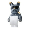 thumbnail image 2 of Creative Holder Paper Towel Holder Dog Sculpture, for Bathroom - Gray, 2 of 8
