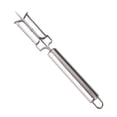 thumbnail image 2 of Pelador de acero inoxidable para frutas y verduras | Hoja de doble filo para productos duros y blandos | Utensilio de cocina ergonómico para pelar patatas, pepinos, zanahorias y manzanas, 2 of 8