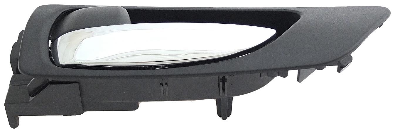 Dorman 79856 Front Driver Side Interior Door Handle for Specific Lexus Models, Chrome Lever; Black Housing