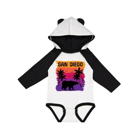 

Inktastic San Diego California Sunset Gift Baby Boy or Baby Girl Long Sleeve Bodysuit