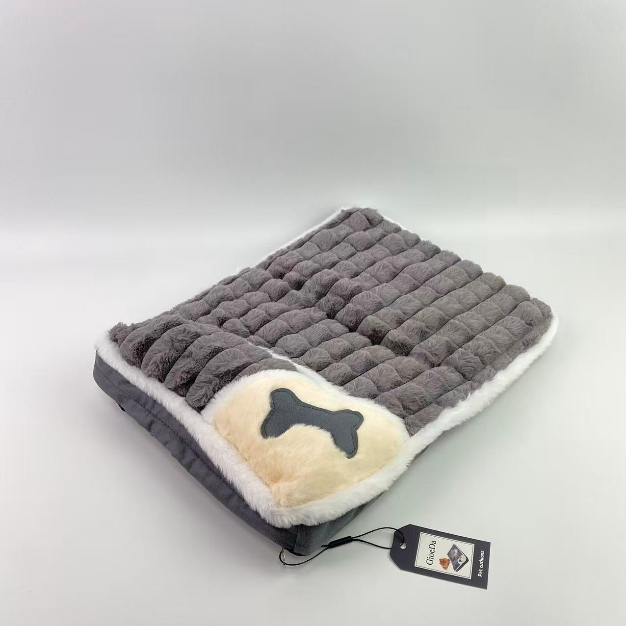 GioeDa Pet cushions,Pets Dog Crate Pad Waterproof Dog Bed Mat Ultra Soft Pet Bed with Removable Washable Cover Anti - 13.77 x 19.68 in