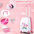 thumbnail image 4 of Set de equipaje HONEY JOY Kids Carry On, mochila de 30 cm y maleta de 40 cm, 4 of 9