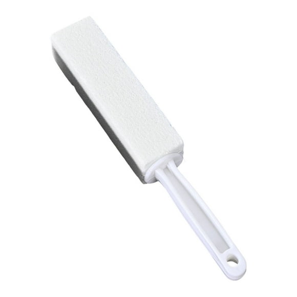 Wosthever Escobilla para inodoro, baño de piedra, baño, bañera de cerámica, depurador de grietas, quitamanchas, limpieza manual con mango Suministros de limpieza para el hogar Blanco Wosthever HA066054-03