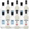 Nkd Distillery Gin 6 Pack Alternative Premium Non-Alcoholic Spirit 750 ML Bottles w 6 Pack Owen’s Mixers Ginger Beer 750 ML Bottles - Perfect for Mocktails - A