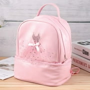 KIDDOPARK Ballerina Backpack Ballet Backpack Latin Ballerina Dance Bag for Little Girls