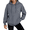 Dark Gray, variant on Womens Solid Trendy Hoodies Fall Casual Long Sleeve Hooded Sweatshirts Loose Comfy Trendy Pullover Tops with Pockets