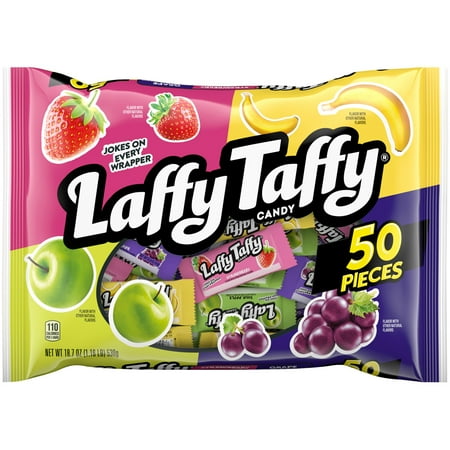 Laffy Taffy Assorted Mini Candy Bars, 18.7 oz Bag
