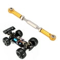 thumbnail image 4 of Steering Linkage Pull Rod, Wear Resistant Adjustable Easy To Disassemble Metal Steering Tie Rod  For JLB RC Truck Gold, 4 of 8