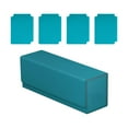 thumbnail image 2 of DYNWAVECA Trading Card Deck Box Container Premium Holds 400 Cards TCG Card with Baffle Blue B, 2 of 10