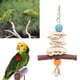 thumbnail image 5 of Juguete de Hueso de Sepia para Pájaros, Juguete Colgante de Hueso de Sepia para Loros, Resistencia A Las Mordeduras, Mano de Obra Fina Colorida Con Campana para Loros para Grises, 5 of 7
