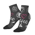 thumbnail image 2 of Bingfone I Love Coffee Design Patterned Men'S Women'S Casual Cotton Socks, 2 of 9