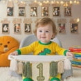 thumbnail image 7 of Baby First Birthday Party Decorations First Highchair Banner For Baby Boys Blue High Chair Banner Crown Cake Topper Baby Photo Banner 1st Birthday Photo Backdrop, 7 of 7