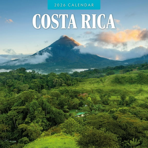 Red Robin 2026 Costa Rica Monthly Wall Calendar | 12" x 24" Open | Premium Thick & Sturdy Paper | Hangable 12 Month Calendar | Lined Notes & To Do Area | Vivid Images | Plastic Free