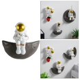 thumbnail image 4 of Escultura de pared de astronauta perfecl 3 Piezas de Resina Decoración de Pared Moderna, 4 of 8