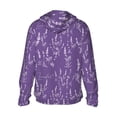 thumbnail image 3 of Fotbe Lavender Flowers Men's Women's UPF 50+ Sun Protection Jacket Hooded Cooling Shirt with Pockets Hiking Outdoor Performance-, 3 of 9