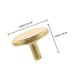 thumbnail image 2 of OUNONA 10Ud Tapas Para Segundero De En Dorado Material Resistente Y, 2 of 8