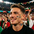 thumbnail image 4 of 3 Pcs Football Temporary Tattoos Football Team Tattoos Footballs Face Stickers for Touch Down Party Decorations Sports Themed Party plies, 4 of 6