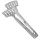 thumbnail image 1 of Pinzas de espátula 2 en 1 con agarre y giro, pinzas de cocina de acero inoxidable, pinza para barbacoa, pinza para pan, pinza para filetes fritos, volteador de pescado y filetes de res, aleta plateada, 1 of 7