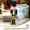 thumbnail image 2 of Gymnture Gold Black Nutcracker Soldier Xmas Decoration Gift, 2 of 10