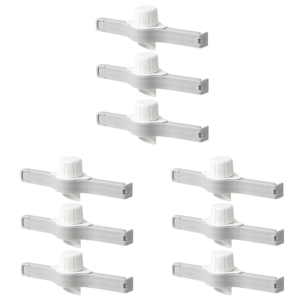 DQrwqpou Clips Sellado Alimentos 3 Uds. Clips Sellado Bolsas Embalaje Aperitivos Con Tapa para Té