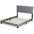 thumbnail image 3 of Bowery Hill Modern Grey Upholstered Full Size Panel Bed, 3 of 9