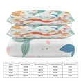 thumbnail image 3 of Ocean Cute Mermaid Bedding Sets Twin Duvet Cover 3 Piece Cute Bed Set for Boys Girls Kid, 3 of 6