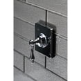 thumbnail image 2 of Kingston Brass KS3041AL  Single-Handle Three-Way Diverter Valve with Square Trim Kit in Polished Chrome, 2 of 9