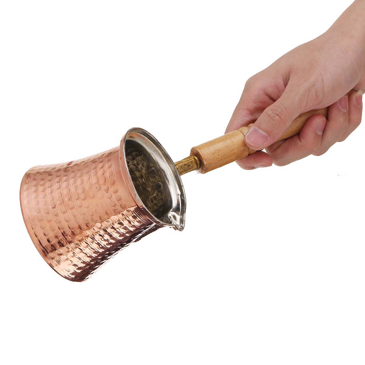 Pure copper Turkish Coffee Warmer, Coffee Pot, Sauce Milk Warmer