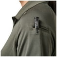 thumbnail image 5 of 5.11 Work Gear Women's Polyester Fabric Performance Short Sleeves Polo Shirt, TDU Green, Small, Style 61165, 5 of 7