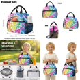 thumbnail image 5 of DISNIMO Tie Dye Vortex Printed Backpack Set for Teen Boys, Large Lightweight Backpack Set with Insulated Lunch Bag & Pencil Pouch, 17 Inch School Bag Set for Kindergarten Elementary, 5 of 7
