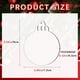 thumbnail image 5 of 20 Piezas de Adornos Navideños de Sublimación en de MDF de Doble Cara con Transferencia de por Sublimación, Adornos Navideños Conmemorativos, 5 of 6